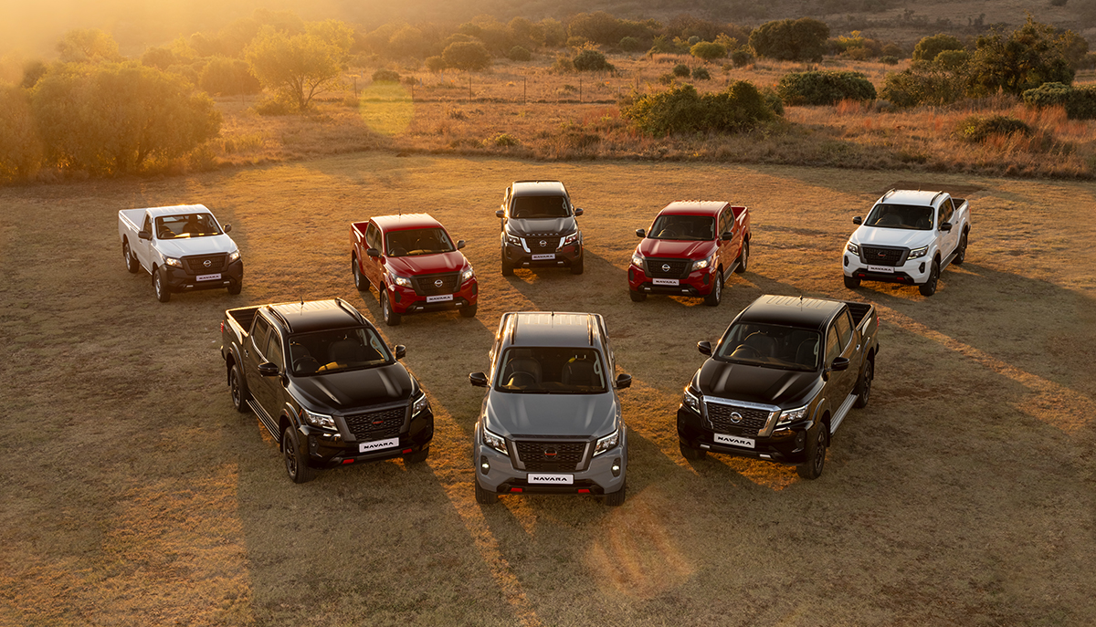 Nissan Navara Range in open field