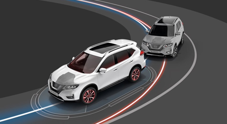 Qashqai 4 wheel drive illustration