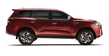 Nissan Terra red vehicle