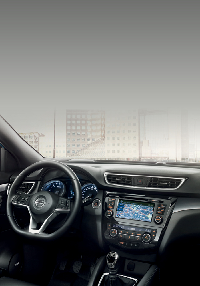 Qashqai LHD Interior dash view